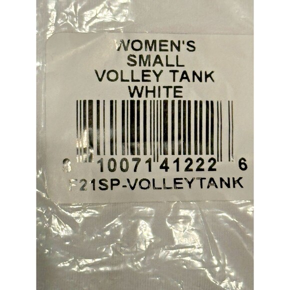 NWT Flint Park Women's Volley Tank White Size Small 4 Way Stretch $32 retail - Picture 5 of 6
